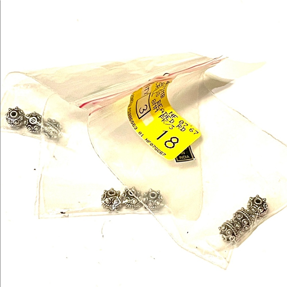 Sterling Silver Scroll Beads - image 2